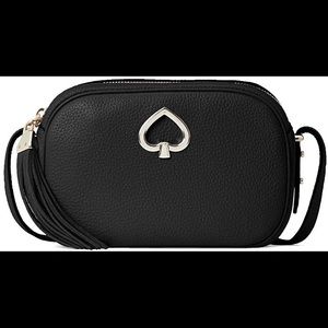 Kate Spade Kourtney Camera Bag | Black Leather ♠️